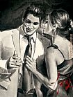 Fabian Perez Study for the Proposal III painting
